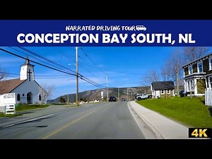 🏞️ Conception Bay South, Newfoundland 🚗✨4K Drive