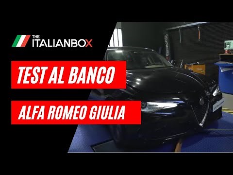 Test al Banco - Centralina Aggiuntiva TheItalianBox APP - Alfa Romeo Giulia 2.2 136 cv