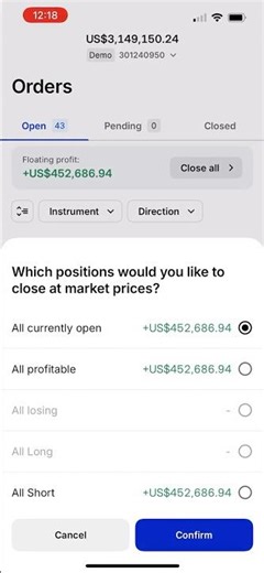 18 Dec 2025 Gold Trading on MT4 – M1 Timeframe Scalping | $1M Demo Account | Earn 452k