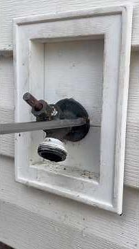 Replacing Broken Outdoor Faucet