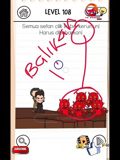 GAME BRAIN TEST 3 LEVEL 108 Walkthrough