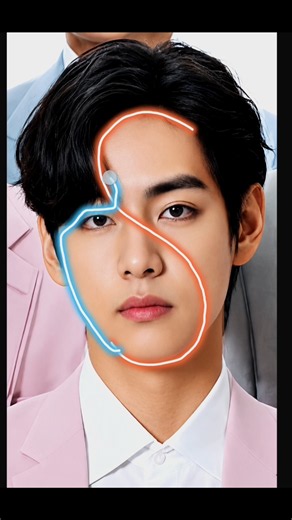 Easy trick to drew bts v || using S and get kimtaeyhung ✨#bts #sketch #kimtaehyung #goviral
