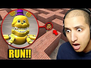 Stuck With SPIDER FREDBEAR in a MAZE...