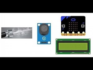 Detect gas leaks using Micro:bit board, MQ-4 sensor and LCD screen