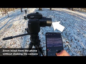 How to use Smartphone as Display & Remote Control (Panasonic FZ82, Record, Focus, Zoom)
