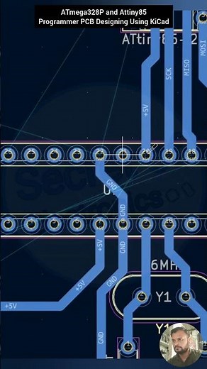 PCB Designing || Arduino Nano ATmega328P and Attiny85 Programmer