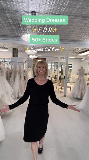 Stunning Boujee Wedding Dresses for Over 50 Brides