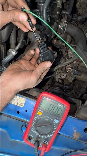 Easy way to Check tp sensor wiring & output check on multimeter 💯 tips #AutoElectrician #CarRepair
