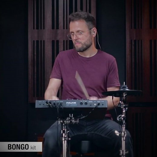 NUX electronic drums DP-2000 Multipad PERCUSSION kits sound demo