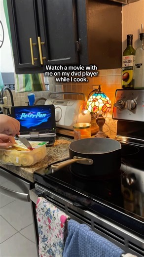 Watch A Movie With Me On My Portable DVD Player While I Cook