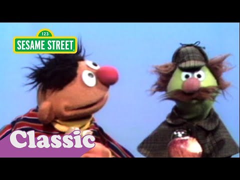 The Case of Ernie's Apple with Sherlock Hemlock | Sesame Street Classic