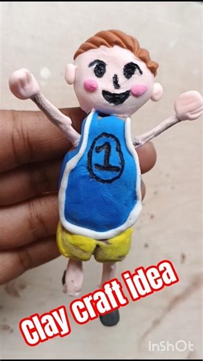 সুপার ক্লে দিয়ে💞পুতুল/ছেলে পুতুল বানালাম💖‼️ #clay #creativeclayideas #diy #funny #trend #clayart