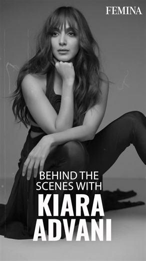 Femina on Instagram: "#FeminaArchives: Behind the scenes of our cover with the beautiful Kiara Advani!❤️ #Femina #Celebs #KiaraAdvani"