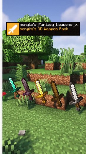 Fantasy Weapons Texture Packs for Minecraft
