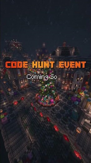 Code Hunt Christmas Event 🎄 #minecraft #minecraftserver #minecraftip #gaming #minecraftbuilding