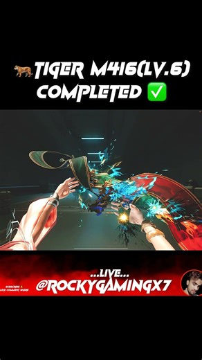 🔥Tiger M416(Lv.6)Final Form Completed✅#shorts #viral #pubgmobile #bgmi #gaming #ROCKYGAMINGX7
