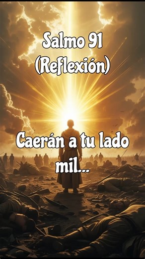 Salmo 91 Caerán a tu lado mil... #reflexióncristiana #mensaje #reflexion
