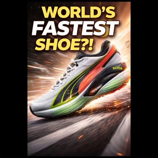 World’s Fastest Shoe 😳 PUMA Fast-RB Nitro Elite #puma #facts #shoes #viralfacts #shorts #fastest