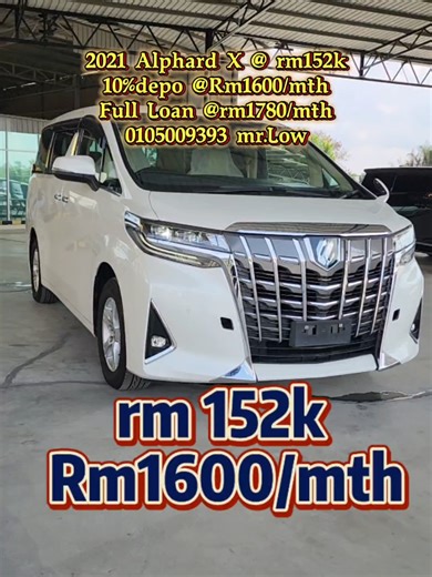 Affordable 2021 Alphard 2.5 X in Good Condition
