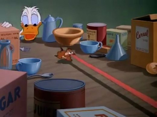 Donald Duck, Chip N Dale - Three for Breakfast