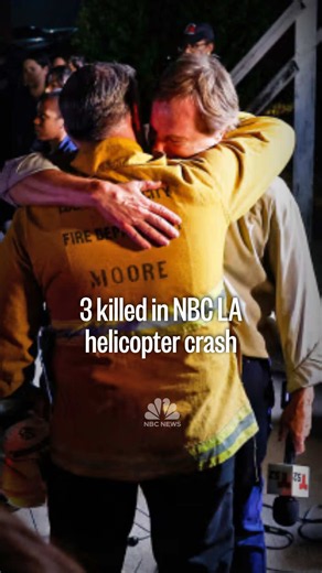 Three people, including two members of the NBC Los Angeles family, were killed when a helicopter crashed overnight. NBC News’ Steve Patterson reports.