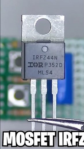 💡ASÍ puedes Controlar un LED o MOTOR con solo un MOSFET!