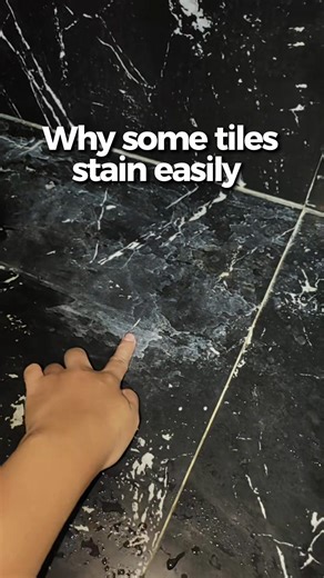 Ever wonder why some tiles stain easily while others stay spotless? 🤔 It all comes down to tile porosity. Choosing the right tile makes all the difference! #tilestain #TileExpress #tiles #porcelaintiles #countertop