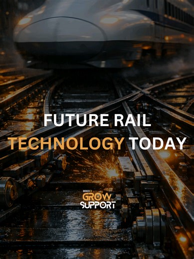 These rail tracks actually move with the train. 🚆 Japan’s smart hydraulic system shifts lines in real time without slowing down. Pure precision. 🇯🇵⚙️ Smart systems win. At Business Grow Support, we help companies grow with AI and automation. 🇨🇭 Video Credit: @motivation_hubb1 🎥 #japanrailway #railtech #engineering #automation #futureofwork