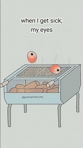 when I get sick (best animation memes) #shorts