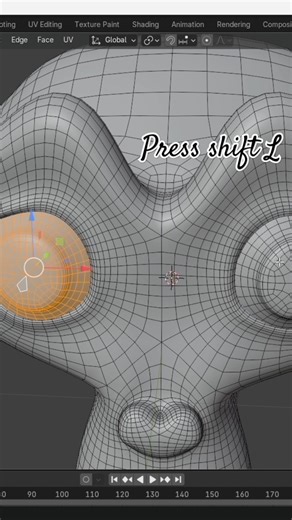 Select and unselect in Blender #blendertips