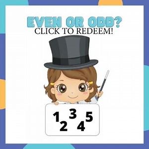 Preschool Learning - Even Or Odd? - Boom Card Math Activity