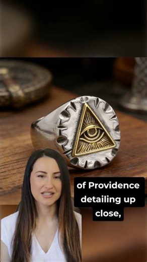 Vintage All-Seeing Eye Signet Ring, Masonic Gothic Eye of Providence Jewelry #vikingstyle #viking