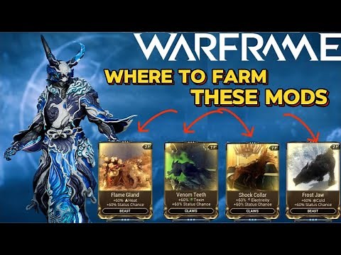 WHERE TO FIND FROST JAW, VENOM TEETH, SHOCK COLLAR, FLAME GLAND