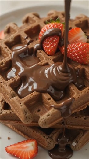 chocolate🍫🤩 waffle hack changes everything #foodhack #waffles #chocolate #ai #shorts