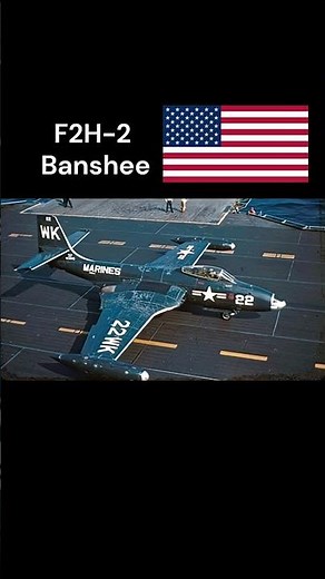 F2H-2 Banshee เครื่องบินขับไล่เจ็ตจากอเมริกา #ฟีด #warthunder #shorts #shorts_video #fyp