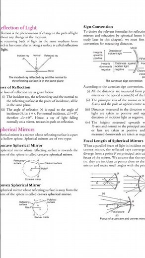 Ray Optics & Optical Instruments| Full Chapter | Class 12 Physics| NCERT Study Notes for NEET & JEE