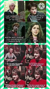 Funny Word Contraction & On-Set Prank Harry Potter Meme