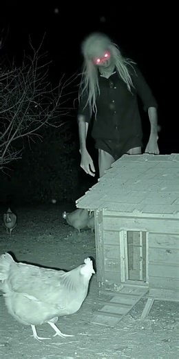 What is this creature? Unidentified Entity caught lurking near our farm animals.