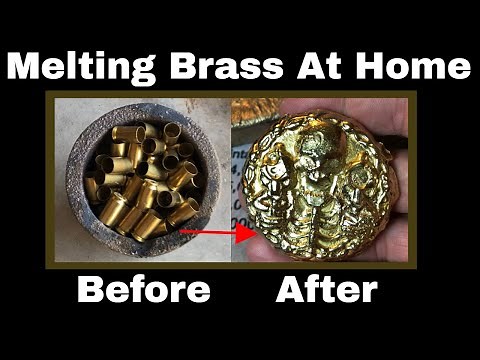 Melting Brass - Keys, Casings and Bolts Into Bars and Rounds