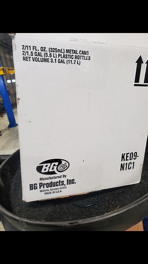 used BG products dynamic engine restoration service to remove sludge from 40k mile lack of oil changes. #mechanic #bgproducts #changeyouroil #nasty