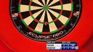 𝘾𝙤𝙢𝙚 𝙛𝙤𝙧 𝙩𝙝𝙚 𝙠𝙞𝙣𝙜, 𝙮𝙤𝙪 𝙗𝙚𝙩𝙩𝙚𝙧 𝙣𝙤𝙩 𝙢𝙞𝙨𝙨 👑 ❌ Mark Webster stunned Phil Taylor in the 2011 World Darts Championship with this brilliant victory in the Quarter-Finals Look at those limbs at the end 💪 | Professional Darts Corporation