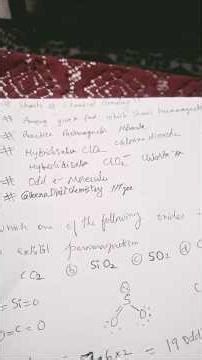 #shorts #33#Chemical Bonding # Paramagnetism Hybridization ClO2 ClO2-,,, @ VeenaDixitChemistryIITjee