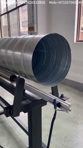 Spiral Machine Operation Tutorial: Step-by-Step for Making High-Quality Circular Ducts#airduct