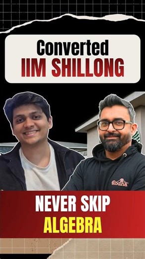 IIM Indore Convert's Biggest Quant Mistake (Don't Repeat It) | Swapanil Sir Rodha