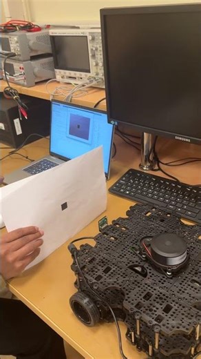 Lab#4 - Test 3: Fixed Robot Moving Obstacle