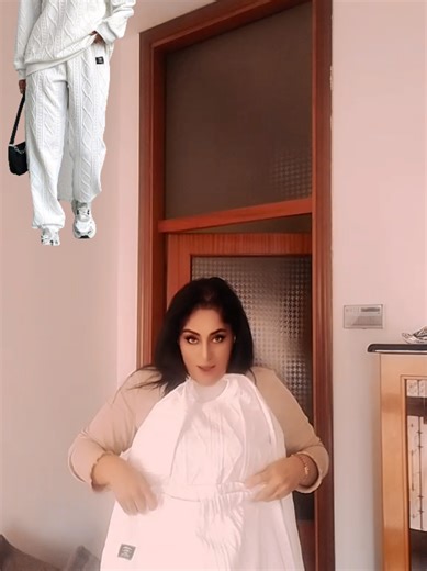 Completo da donna a due pezzi con felpa 🧥 stile casual e confortevole e maniche lunghe outfit da donna per Autunno & Inverno 🪾 e pantaloni elegante a vita elastica 👖 #OutfitCheck #tiktokshop #completodonna #perte #LookDelGiorno