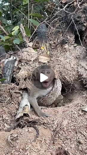 𝔠𝔩𝔞𝔰𝔥 𝔬𝔣 𝐰𝔦𝔫-̴𝐝𝔦𝔢 ⚔️ on Instagram: "Snake catch monkey.😰😱 Depending on the size of the snake, pythons may eat rodents, birds, lizards, and mammals like monkeys, wallabies, pigs, or antelope. One rock python was even found to have a small leopard in its stomach! Tag your friends and rate it1️⃣🔛🔟 🔔Turn Post Notification On 🌎Most Beautiful Planet in the Universe ♻️Let’s Spread Love for our planet an protect it at any cost. If you like it, then follow me guys.✅ :: :: :: :: :: :: :
