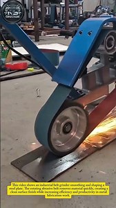 Industrial Belt Grinder Machine | Fast Steel Surface Grinding Process#shorts #usa