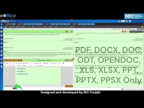 Referencing (link noting with noting and correspondences) in eOffice (Version 7.3.X)
