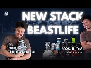 🔥 NEW BEASTLIFE STACK UNBOXING | Supplements for My Transformation Journey 💪 | Fitmedico Vlog